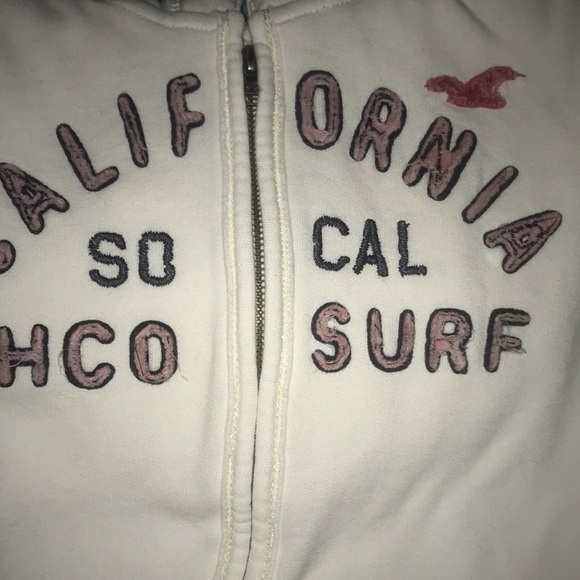 HOLLISTER California So Cal HCO Surf double zipper, drawstring hoodie size S - Picture 4 of 10